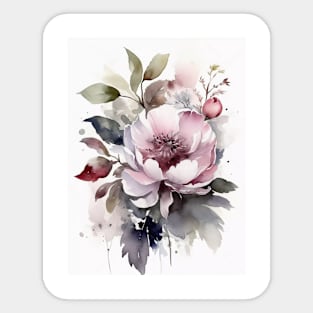 Watercolor flowers Sticker